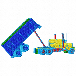 Truck Embroidery Design 4 Truck Embroidery Design 4